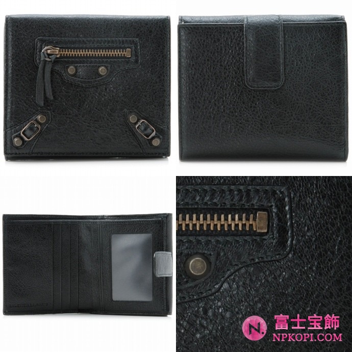 BALENCIAGA/バレンシアガ 2012年春夏CLASSIC WINDOW 2つ折り財布 278738 D94OT 1000 